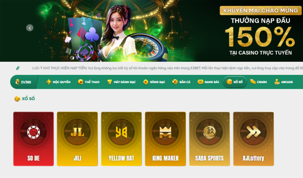Xổ số E2bet